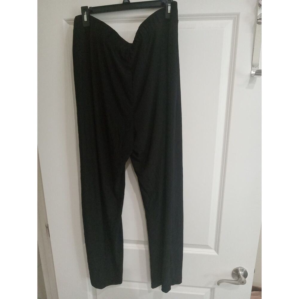 Black Tummy Tuck Palazzo Pants Size 3X